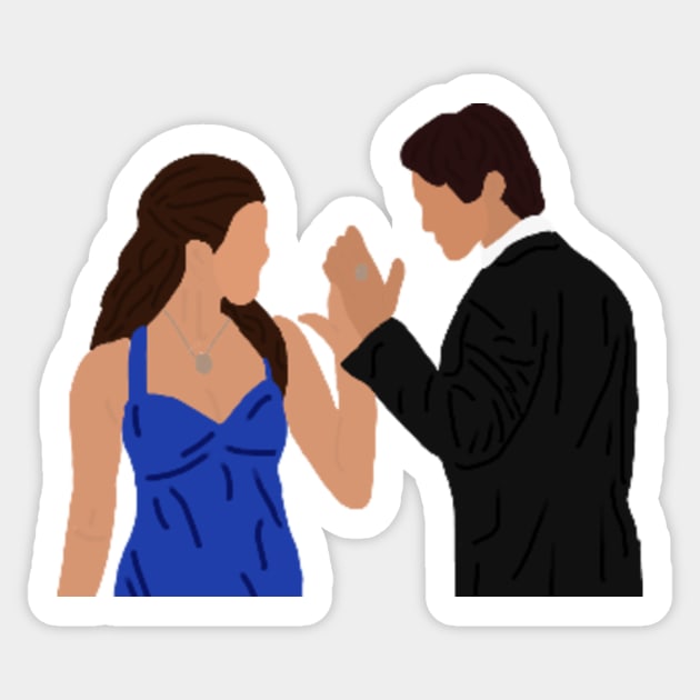 Elena & Damon: Miss Mystic Falls! Sticker Sticker by haleynicole11